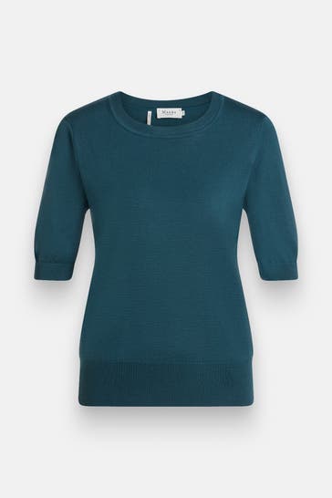 MAERZ MUENCHEN Strickshirt petrol