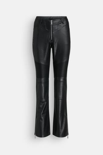 WRSTBHVR Kunstlederhose schwarz