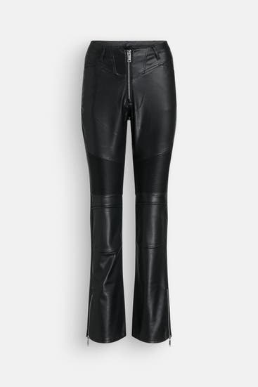 WRSTBHVR - Kunstlederhose schwarz