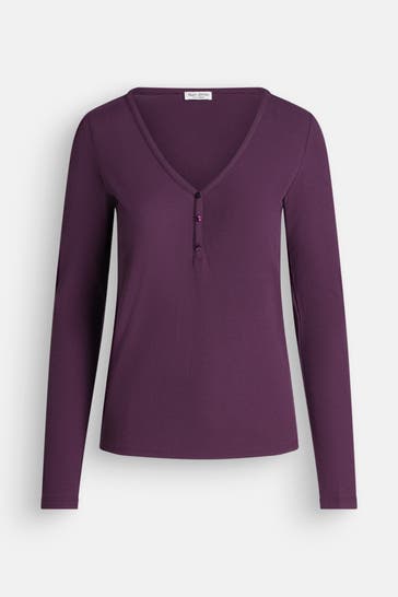 MARC O'POLO Longsleeve aubergine