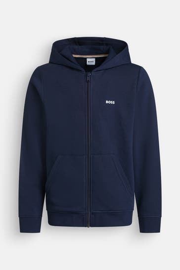 BOSS Sweatjacke navy