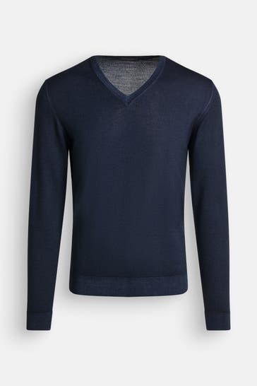 DANIELE FIESOLI Strickpullover dunkelblau