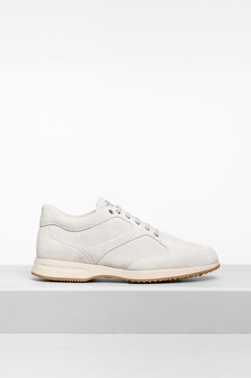 HOGAN - Ledersneaker 'Athletic Uomo' ecru
