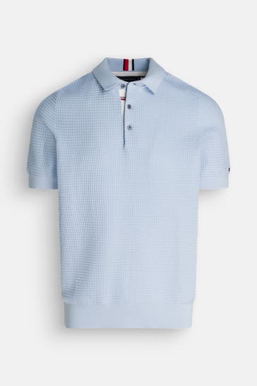 TOMMY HILFIGER Polo-Shirt hellblau