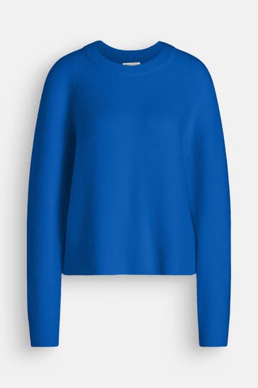 MARC O'POLO DENIM Strickpullover azurblau