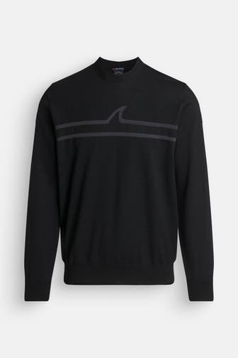 PAUL & SHARK Strickpullover schwarz