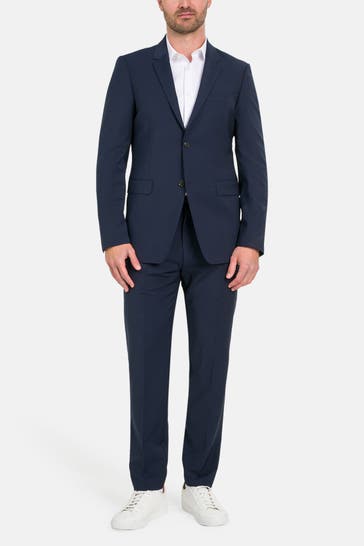 TIGER OF SWEDEN Wollmix-Anzug 'Jerretts' dunkelblau