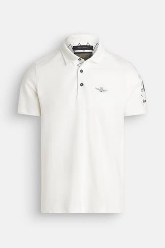 AERONAUTICA MILITARE Polo-Shirt weiß