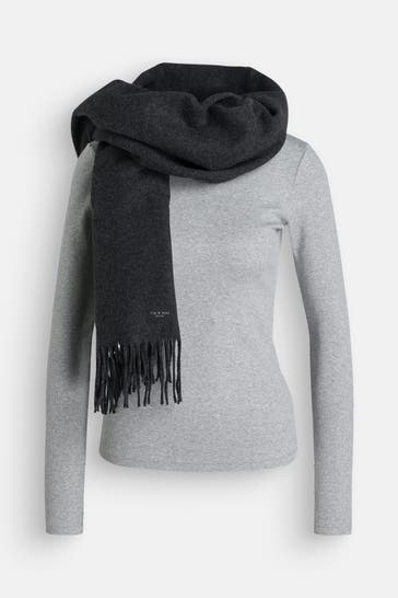 RAG & BONE Schal 'Addison' dunkelgrau