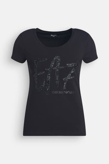 EA7 T-Shirt schwarz