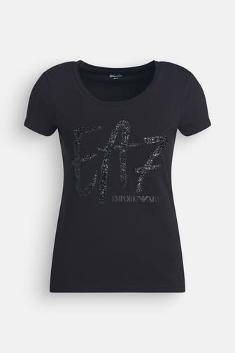 EA7 T-Shirt schwarz