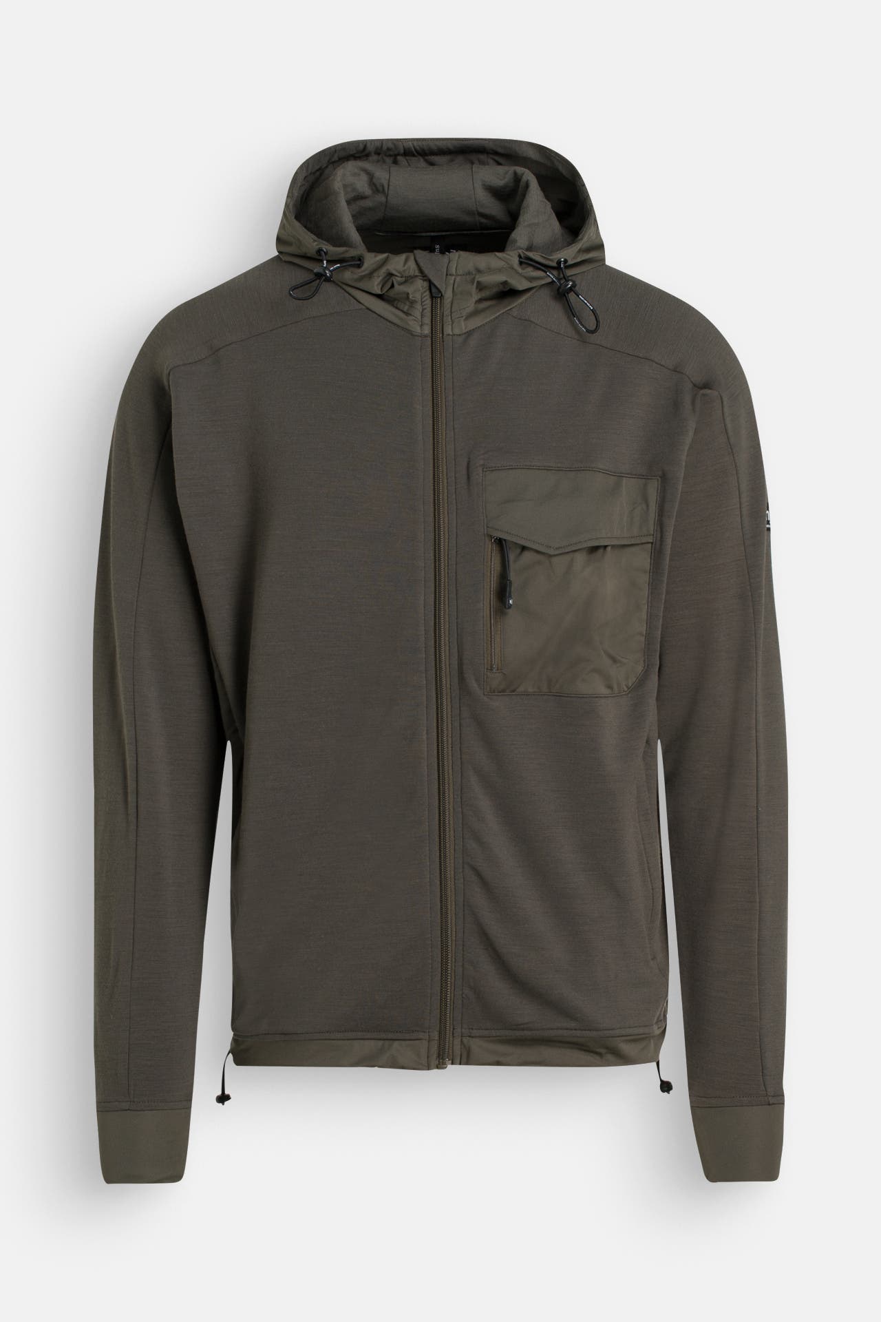 SUPER.NATURAL Sweatjacke 'Trail' khaki, Bild 1