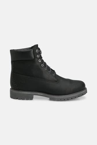 TIMBERLAND Lederschnürstiefel 'Premium 6' schwarz