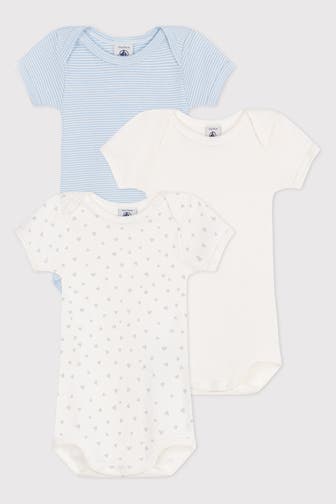 PETIT BATEAU 3er-Pack Bodies mehrfarbig