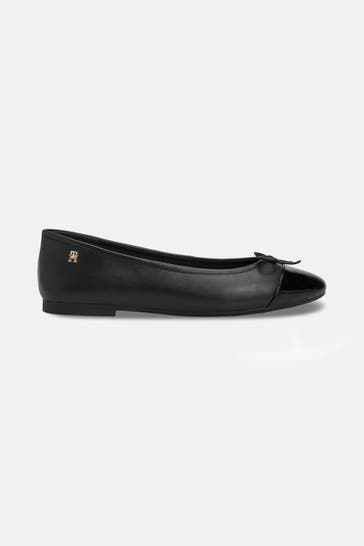 TOMMY HILFIGER Ballerinas 'Martina' schwarz