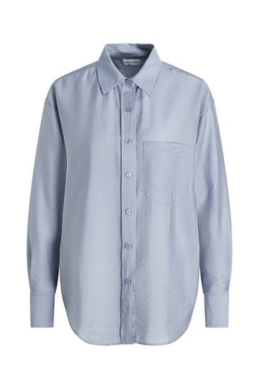 CALVIN KLEIN Casual-Bluse taubenblau