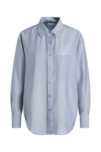 CALVIN KLEIN Casual-Bluse taubenblau