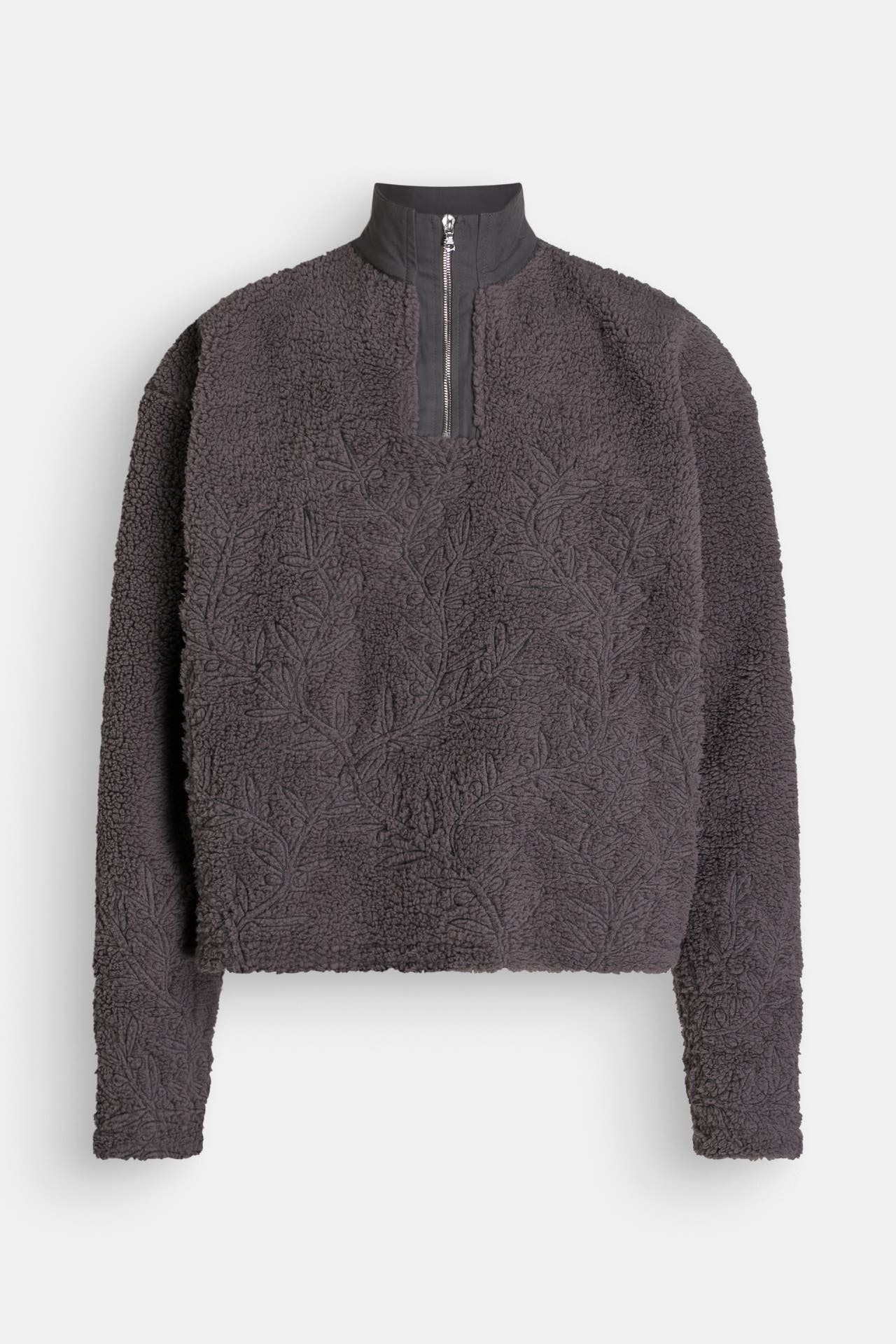 ROUGH. Teddyfleece-Troyer dunkelgrau, Bild 1