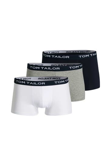 TOM TAILOR 3er-Pack Boxer Trunks