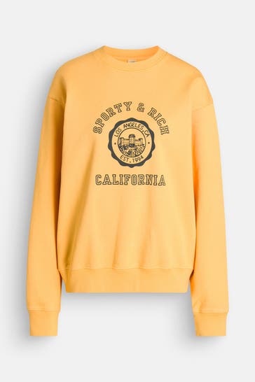 SPORTY & RICH Sweatshirt sonnengelb