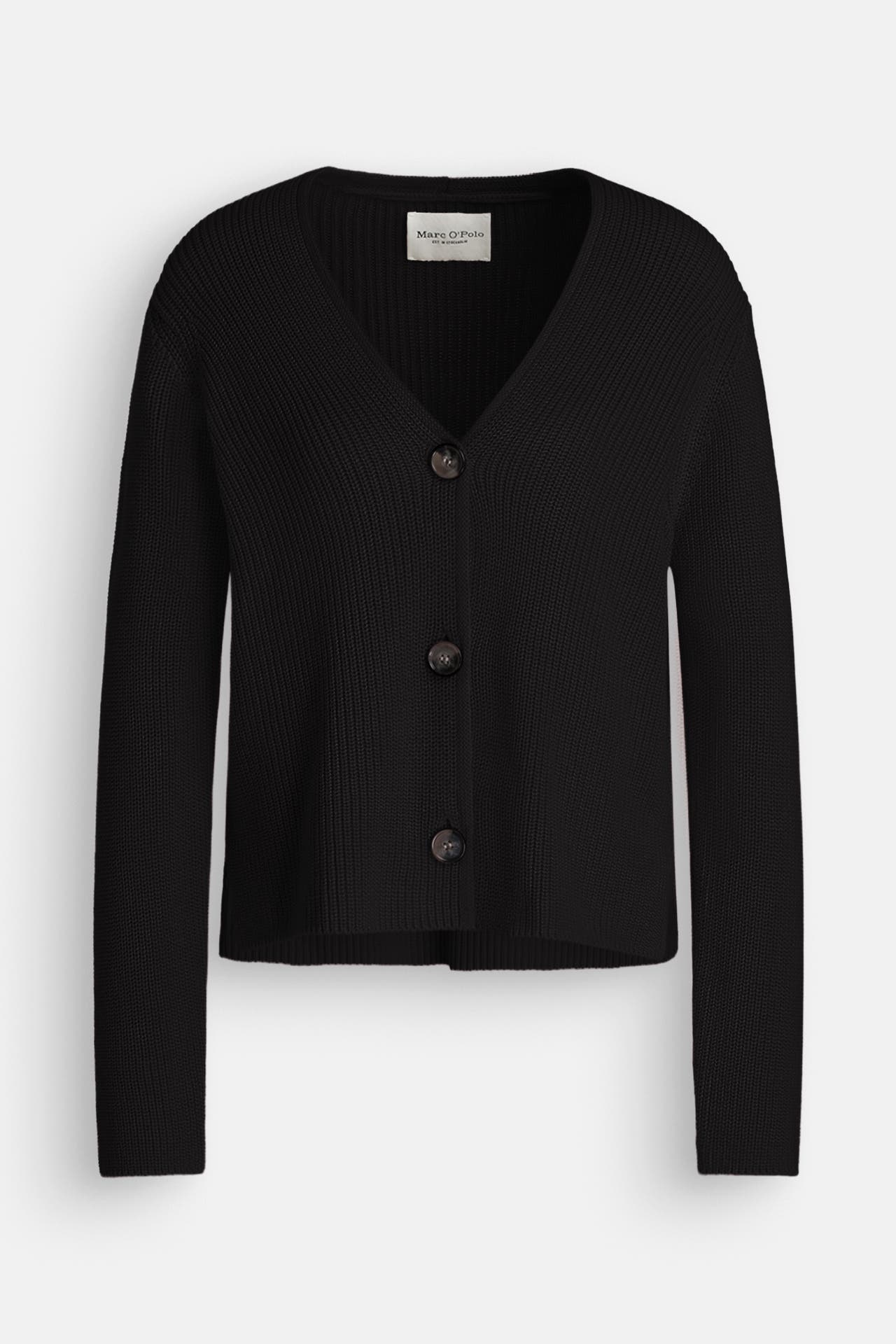 MARC O'POLO Strickjacke schwarz, Bild 1