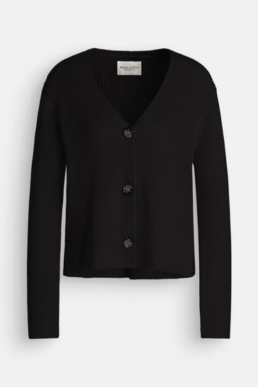MARC O'POLO Strickjacke schwarz