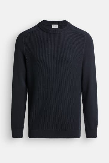 JOOP! JEANS Strickpullover 'Olivier' schwarzblau