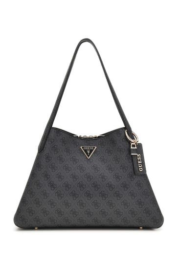 GUESS Schultertasche 'Sora' dunkelgrau