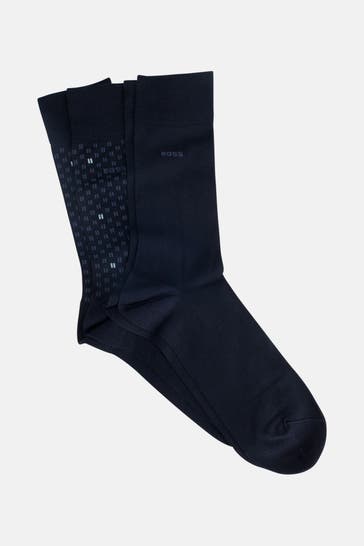 BOSS 2er-Pack Socken gemustert