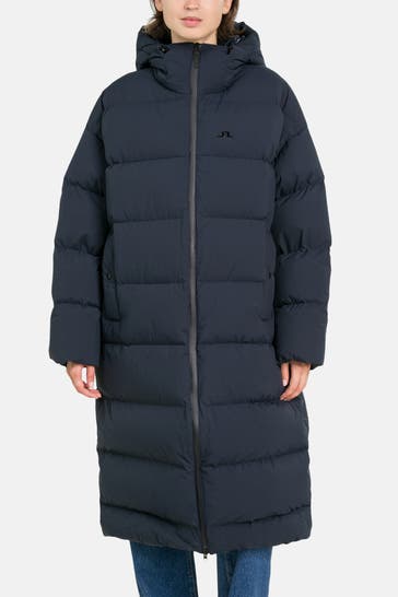 J.LINDEBERG SPORTSWEAR Daunensteppmantel 'Carriage' nachtblau