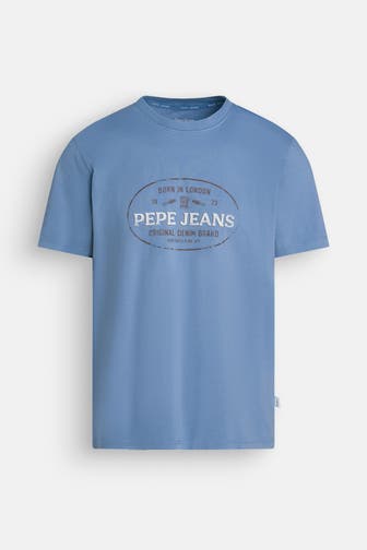 PEPE JEANS T-Shirt taubenblau