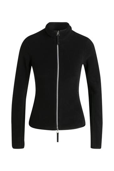 JET SET Fleecejacke schwarz