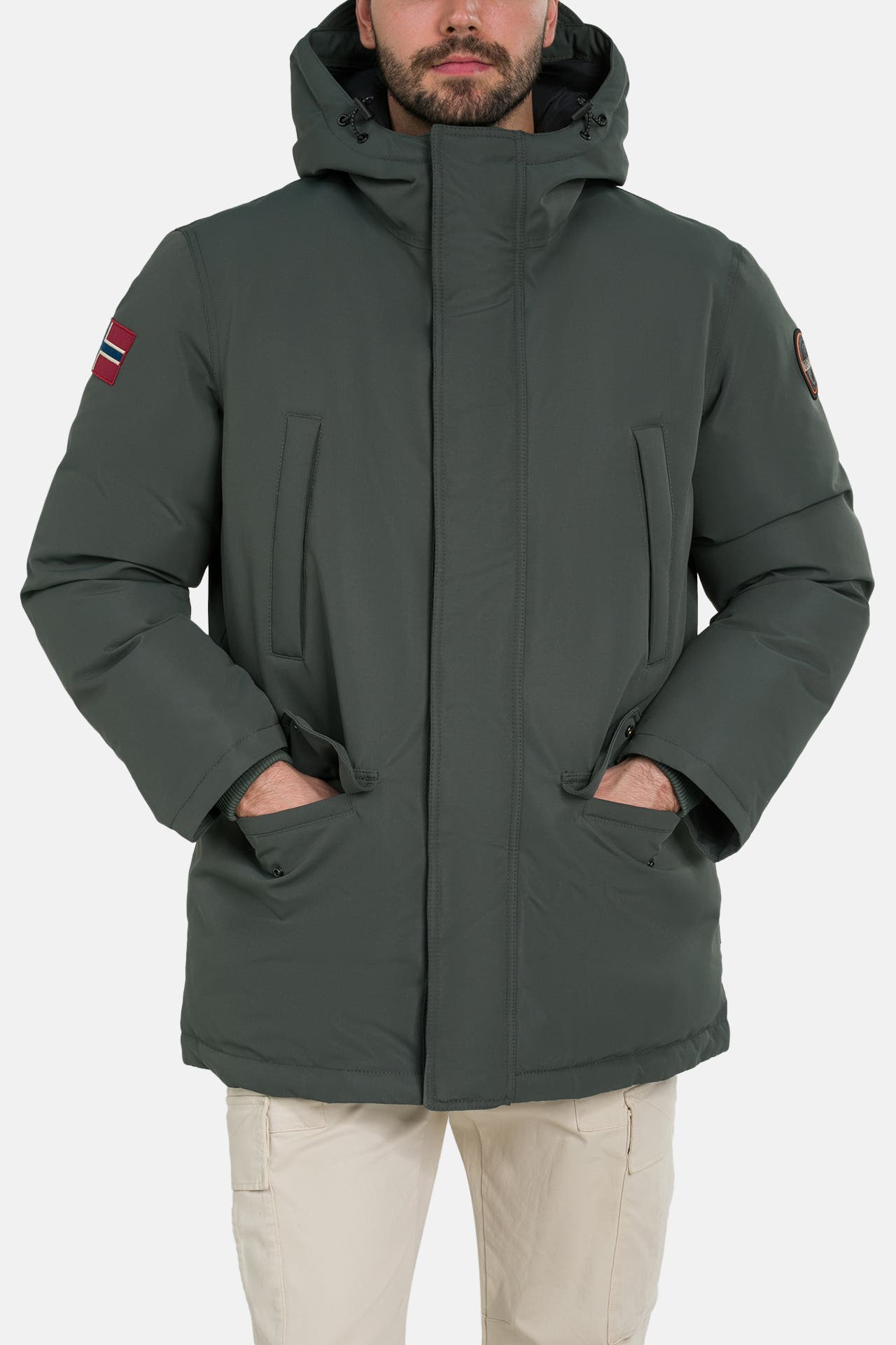NAPAPIJRI Parka 'A-Cornier H98' graugrün, Bild 1