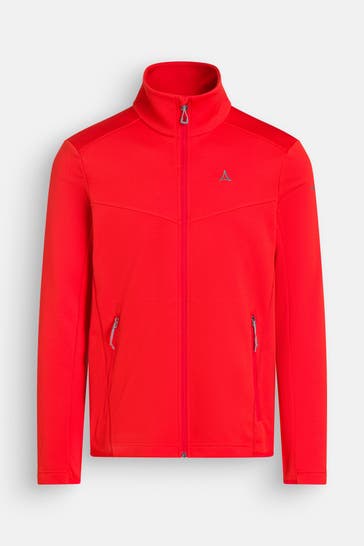 SCHÖFFEL Fleecejacke rot