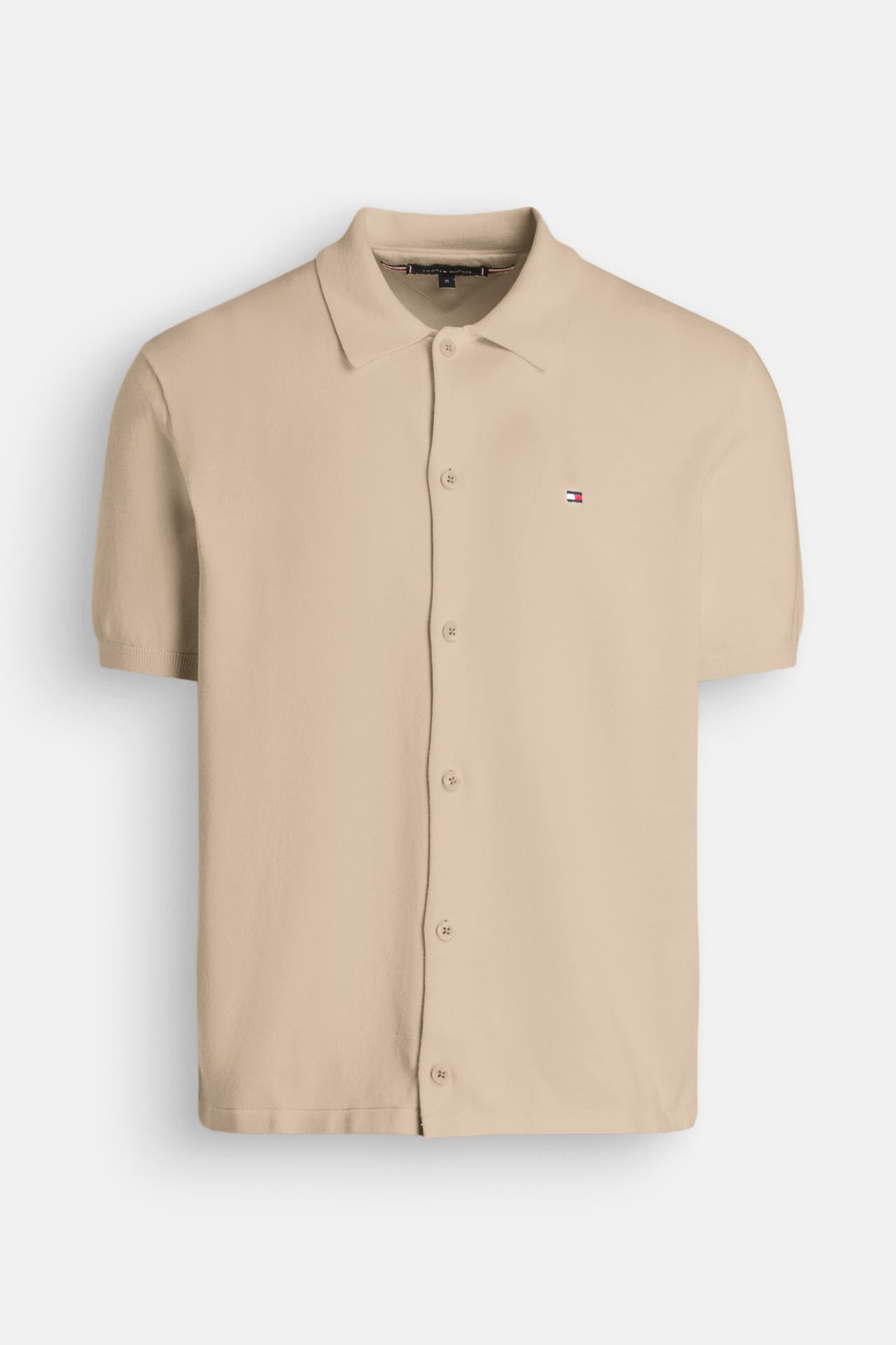 TOMMY HILFIGER Strick-Hemd beige, Bild 1