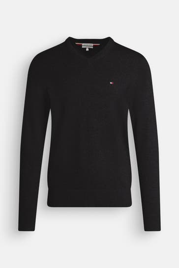 TOMMY HILFIGER Black Knit Sweater