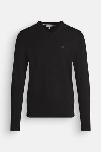TOMMY HILFIGER Strickpullover schwarz