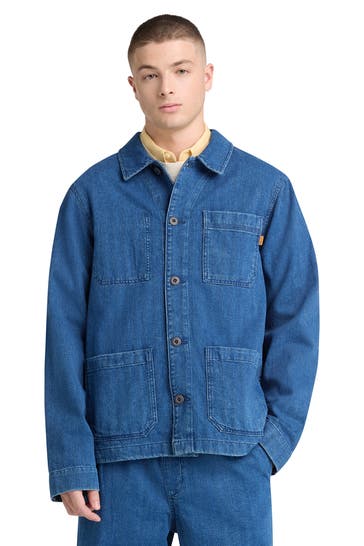 TIMBERLAND Jeansjacke blau