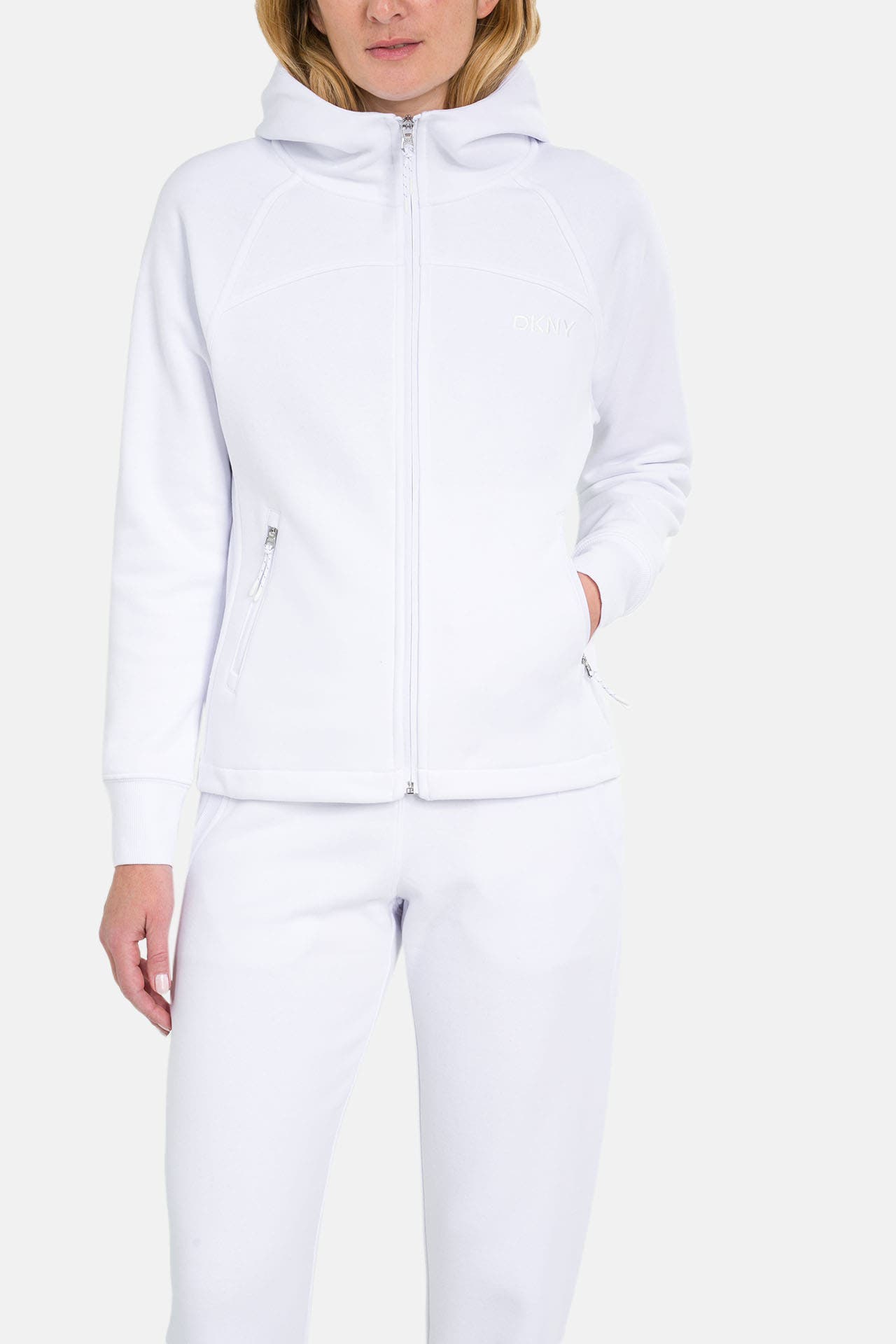 DKNY Sweatjacke weiß, Bild 1