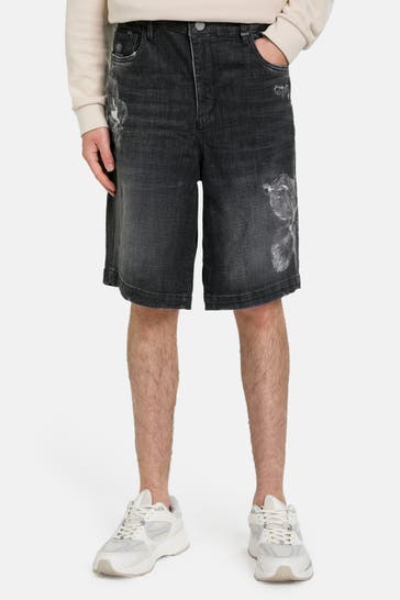 ELIAS RUMELIS Jeansshorts 'Bahar' schwarz