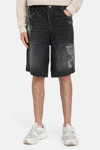 ELIAS RUMELIS Jeansshorts 'Bahar' schwarz