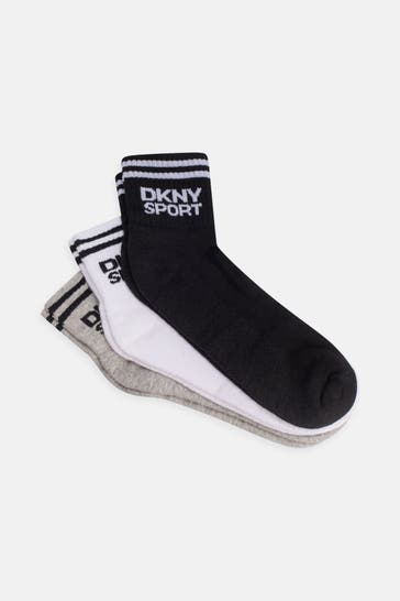 DKNY 3er-Pack Socken 'Chestnut' mehrfarbig