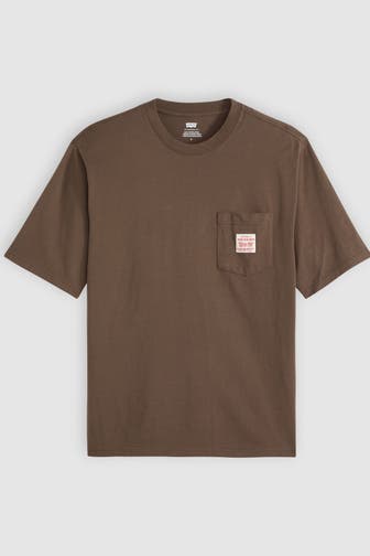 LEVI'S® T-Shirt 'Bracken' dunkelbraun