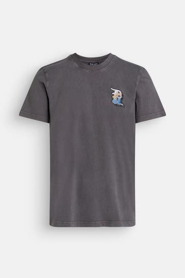 DIESEL T-Shirt dunkelgrau