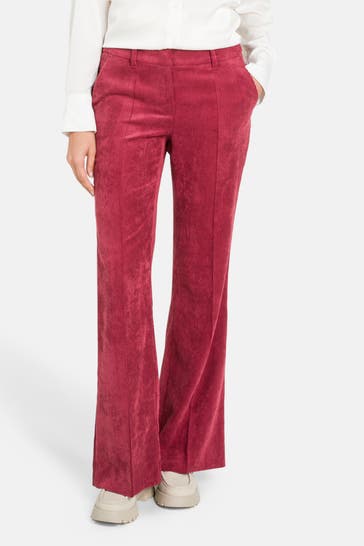 LUISA CERANO Cordhose weinrot