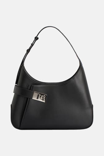 FERRAGAMO Handtasche schwarz