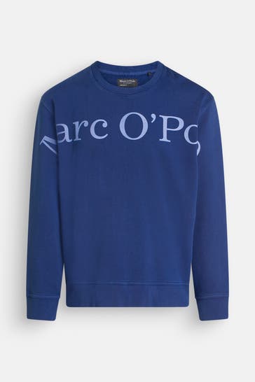MARC O'POLO Sweatshirt blau