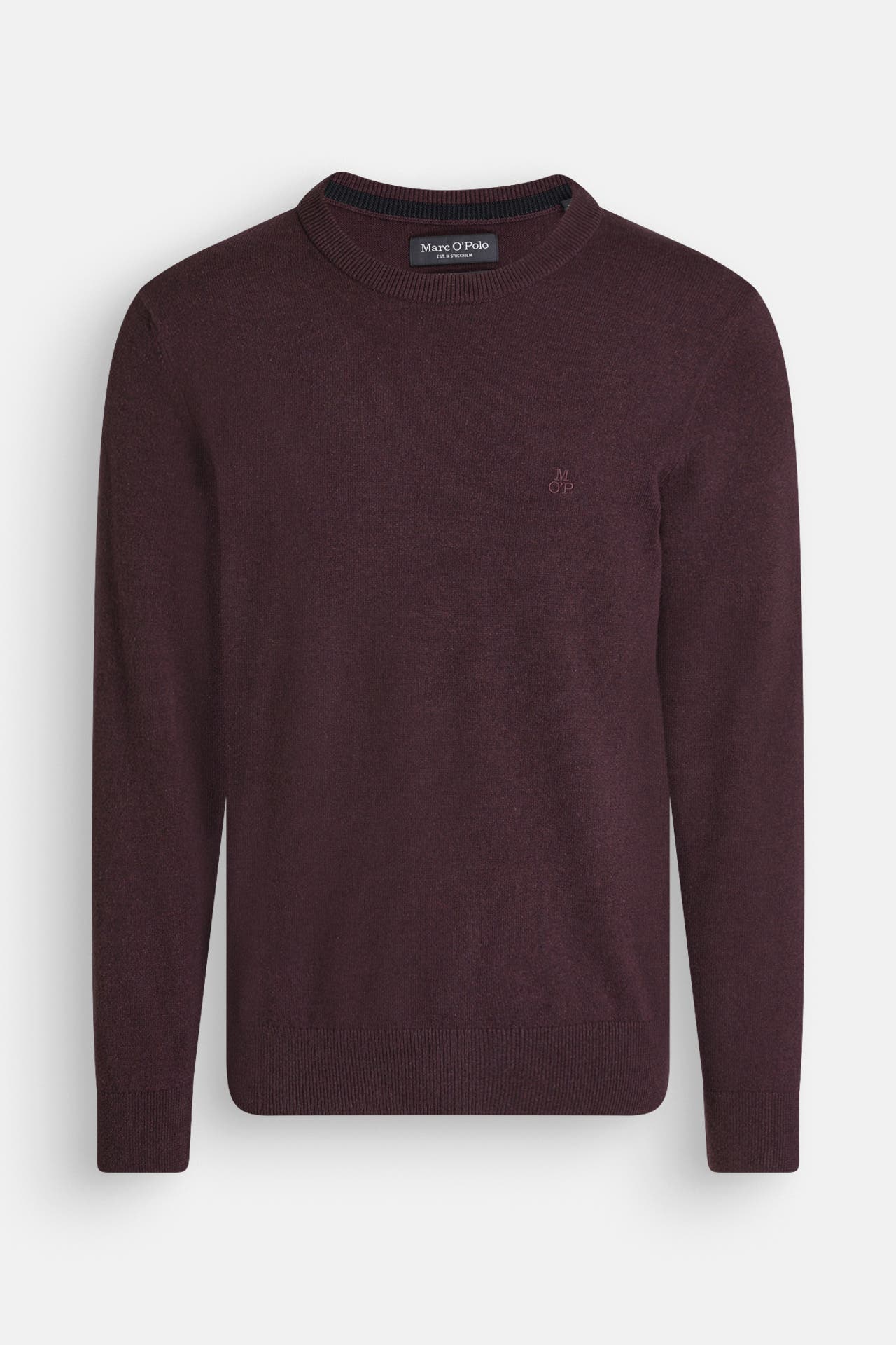 MARC O'POLO Strickpullover aubergine, Bild 1