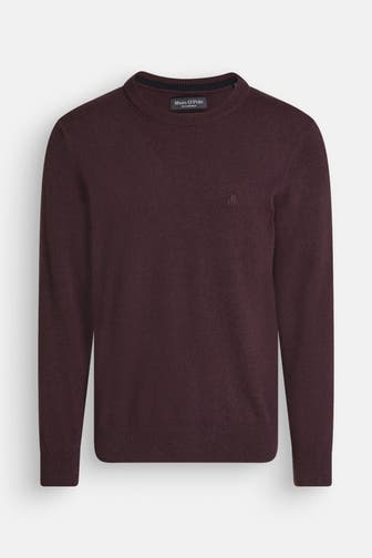 MARC O'POLO Strickpullover aubergine