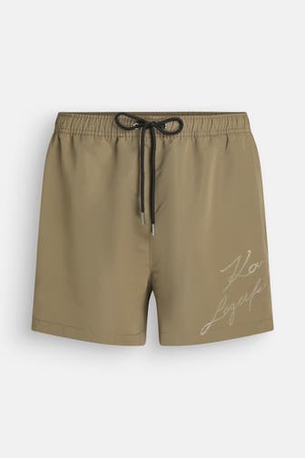 KARL LAGERFELD Badeshorts oliv